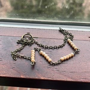 Handmade crystal necklace